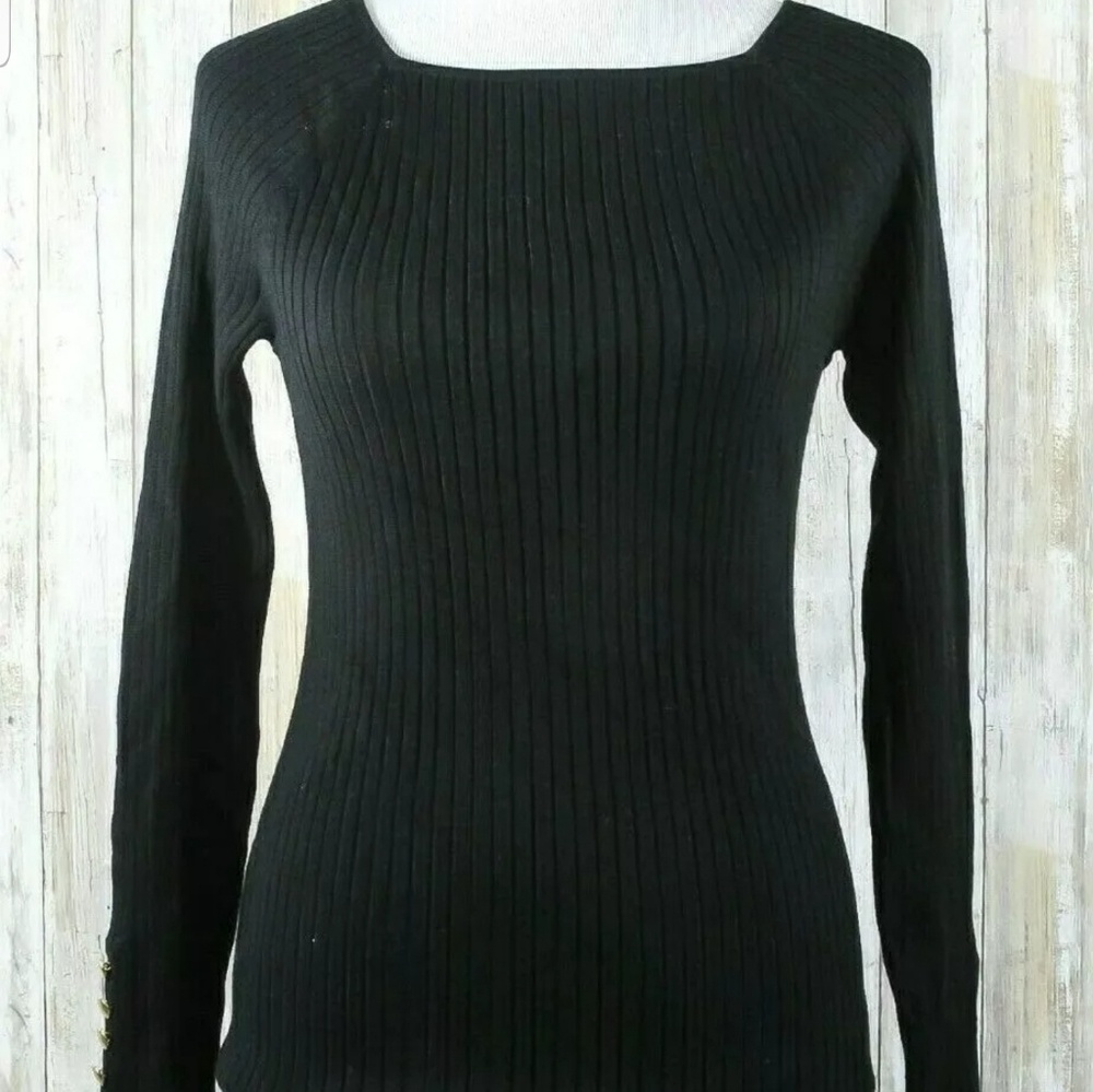 INC International ConceptsBlack Sweater - Picture 1 of 2